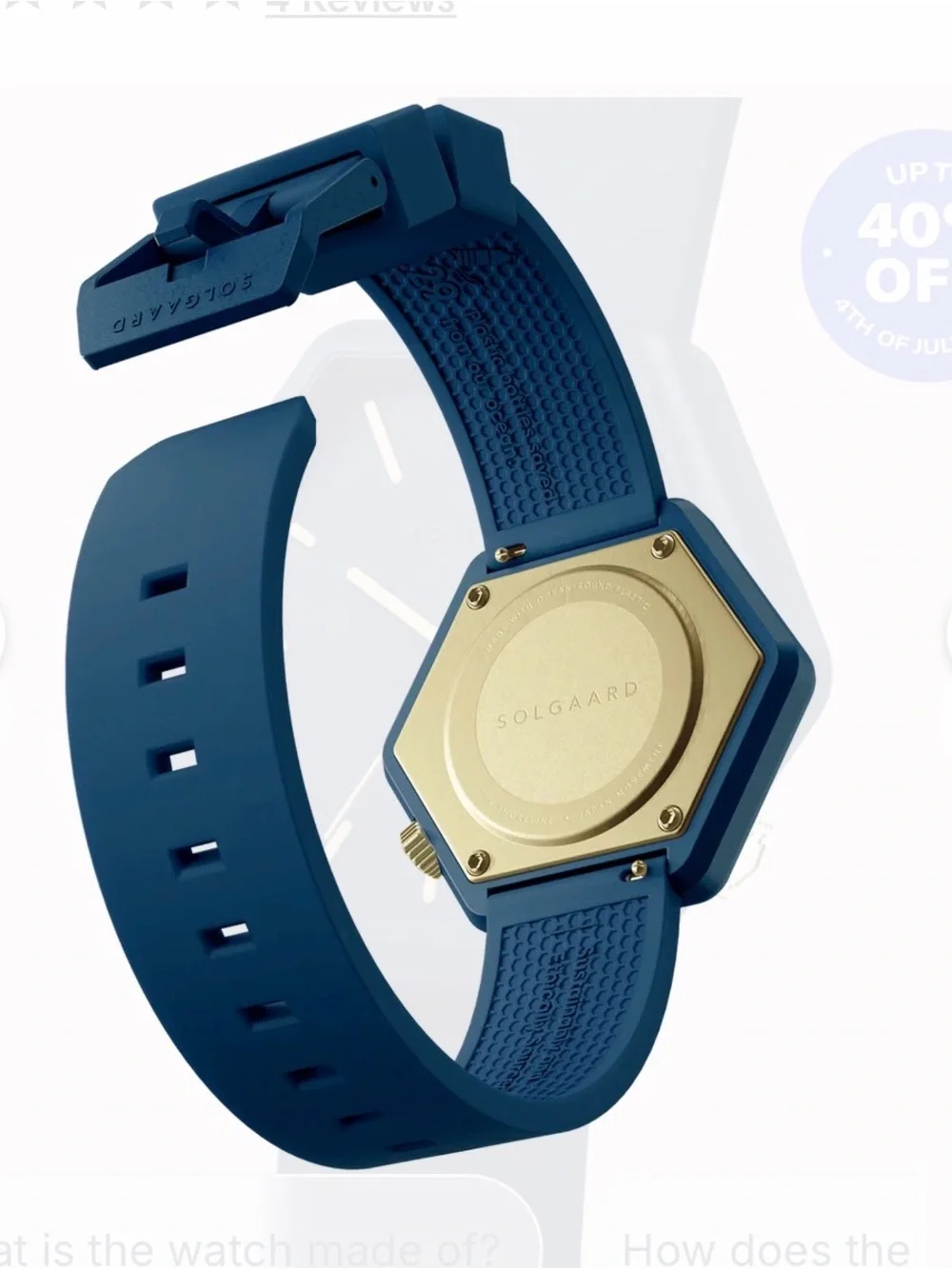 SOLGAARD Shoreline Watch 2024 Edition Atlantic Navy with Gold Accents